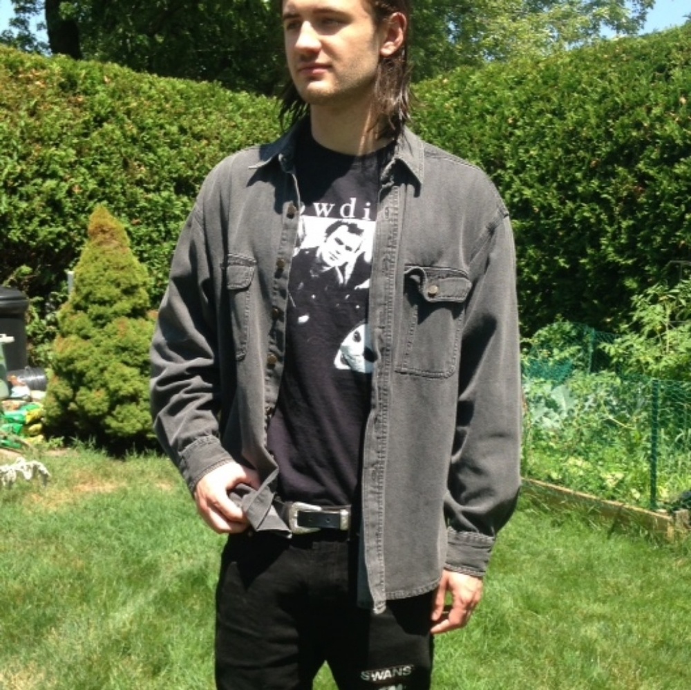 Custom handmade David Bowie Gap denim shirt jacket